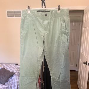 Green chino men’s pants
